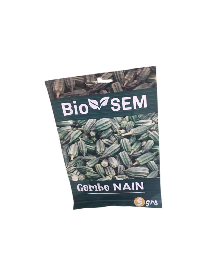 Semences de Gombo Nain – Biosem (5 g)